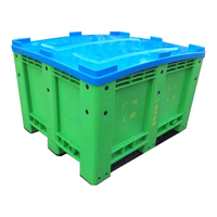 Solid Plastic Pallet Bin Box For Battery Recycling