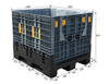 Heavy Duty Warehouse Storage Large HDPE Collapsible Plastic Pallet Box for Automative Parts