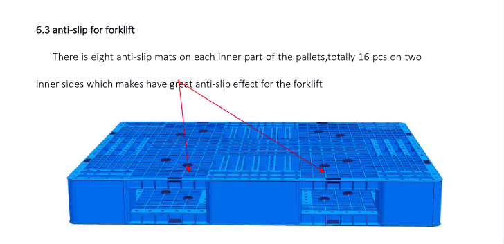 double sides plastic pallet