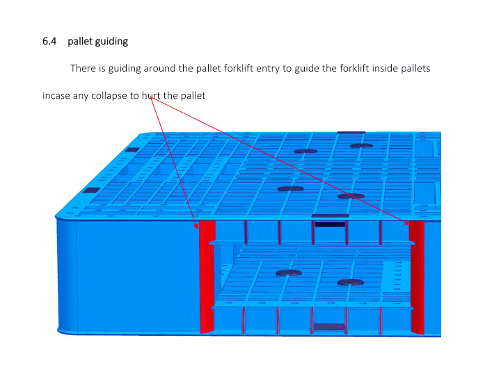 stacking plastic pallet