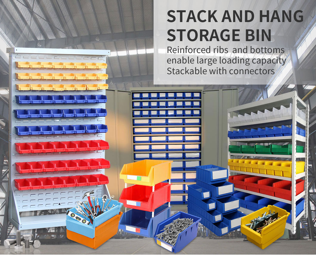 stack and hang storage bin