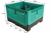 Heavy Duty Strong Structure Plastic Pallet Stackable Folding Container 