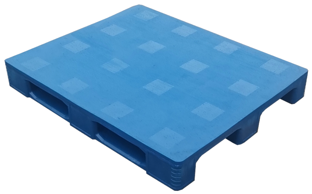 flat top plastic pallet with 3 runners