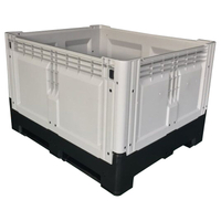 1000 Kg Capacity Strong Durability Collapsible Pallet Boxes Logistics Megabin