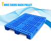 Hot sell hdpe 3 skids racking ASRS plastic pallet for sell 