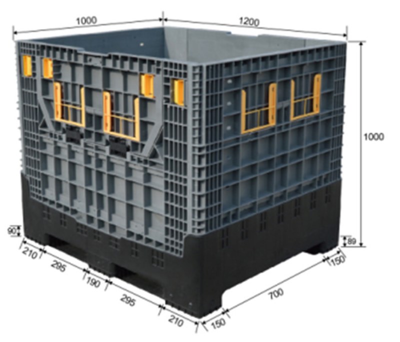 What are the performance advantages of the large Plastic Pallet Box?